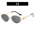 Ellpse sunglass woman Metal sunglass retrolsa style Sunglasses