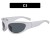 Ellpse sunglass woman Metal sunglass retrolsa style Sunglasses