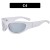 Ellpse sunglass woman Metal sunglass retrolsa style Sunglasses