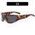 Ellpse sunglass woman Metal sunglass retrolsa style Sunglasses