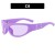 Ellpse sunglass woman Metal sunglass retrolsa style Sunglasses