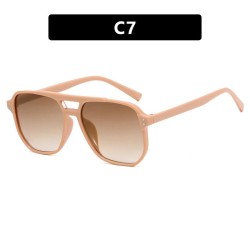 occdental style Rce nal Double square sunglass fashon sunglass trend Sunglasse..