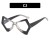 occdental style Rce nal Double square sunglass fashon sunglass trend Sunglasses retro