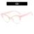 ( while  Lens )Ant blue lght spectacles cat butterfly Eyeglass frame