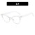 ( transparent while )occdental style cat spectacles Ant blue lght personalty fashon trend Eyeglass framens