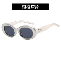 retro Ellpse sunglass Korean style Sunglasses occdental style hghns sunglass