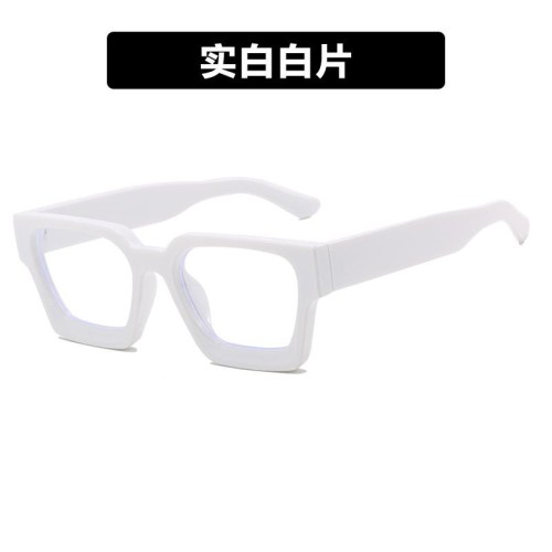 square surface Eyeglass frame Ant blue lghtns spectacles occdental style fashon retro