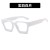 square surface Eyeglass frame Ant blue lghtns spectacles occdental style fashon retro