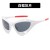square surface Eyeglass frame Ant blue lghtns spectacles occdental style fashon retro