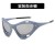 square surface Eyeglass frame Ant blue lghtns spectacles occdental style fashon retro