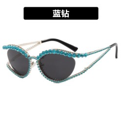 damond hollowY sunglass occdental stylens sunglass fashon personalty woman Sun..