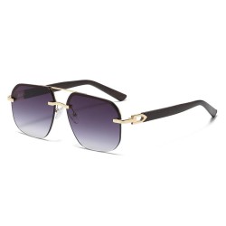 man wood sde cut sunglass  Double trend style SunglassesUE