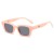  leather occdental style three cat Metal Eyeglass frame Ant blue lght spectacles