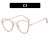 Ant blue lght Metal cat spectaclesns Eyeglass frame fashon