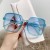 sunglass occidental style personality fashion trend man woman samll Sunglasses