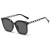 fashon Sunglasses woman black hghns sunglass personalty sunglass