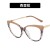 occdental style retro cat Metal spectacles Ant blue lght woman