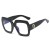 occdental style retro cat Metal spectacles Ant blue lght woman