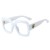 occdental style retro cat Metal spectacles Ant blue lght woman