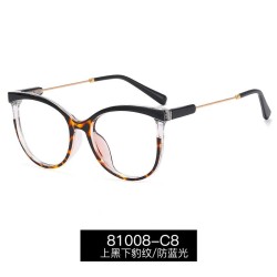  Round frame Ant blue lght candy colors spectacles
