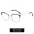  Round frame Ant blue lght candy colors spectacles