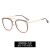 R Ant blue lght Eyeglass frame Metal fashon woman