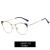 occdental style Double woman Ant blue lght candy colors spectacles