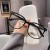Metal Eyeglass frame man retro super polygon