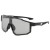 (P Black frame  Lens )Outdoor sport trend polarzed lght sunglass man woman occdental style Colorful