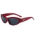  sde cut sunglass fashon occdental style trend ocean gradual change Sunglasses flower