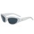  sde cut sunglass fashon occdental style trend ocean gradual change Sunglasses flower