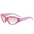  sde cut sunglass fashon occdental style trend ocean gradual change Sunglasses flower