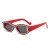 Pearl three cat sunglass trend fashon sunglass all-Purpose personalty Sunglasses