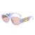 fashon sunglass woman trend transparent personalty Sunglasses style