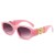 fashon sunglass woman trend transparent personalty Sunglasses style