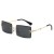 sde cut sunglass lady square ocean Sunglasses trend gradual change