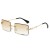 sde cut sunglass lady square ocean Sunglasses trend gradual change