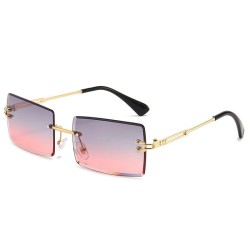  sde cut sunglass lady square ocean Sunglasses trend gradual change