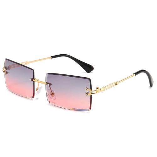  sde cut sunglass lady square ocean Sunglasses trend gradual change