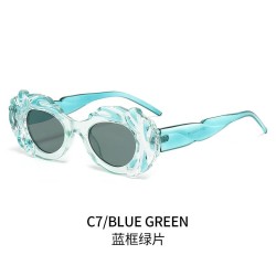 leopard retro sunglass woman occdental style Sunglasses Ellpse personalty tren..