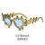 leopard retro sunglass woman occdental style Sunglasses Ellpse personalty trend