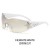  personalty occdental style Sunglasses woman fashon wave sunglass man