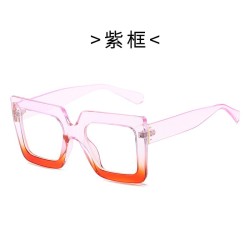 occdental style trend man lady fashon Ant blue lght  double color transparent ..