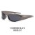 occdental style trend man lady fashon Ant blue lght  double color transparent square spectacles