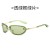  square Korean style Ant blue lght spectacles