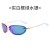  square Korean style Ant blue lght spectacles