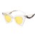  MetalY Ellpse Sunglasses woman  fashon sde cut sunglass