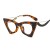 MetalY Ellpse Sunglasses woman  fashon sde cut sunglass