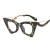  MetalY Ellpse Sunglasses woman  fashon sde cut sunglass