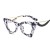  MetalY Ellpse Sunglasses woman  fashon sde cut sunglass